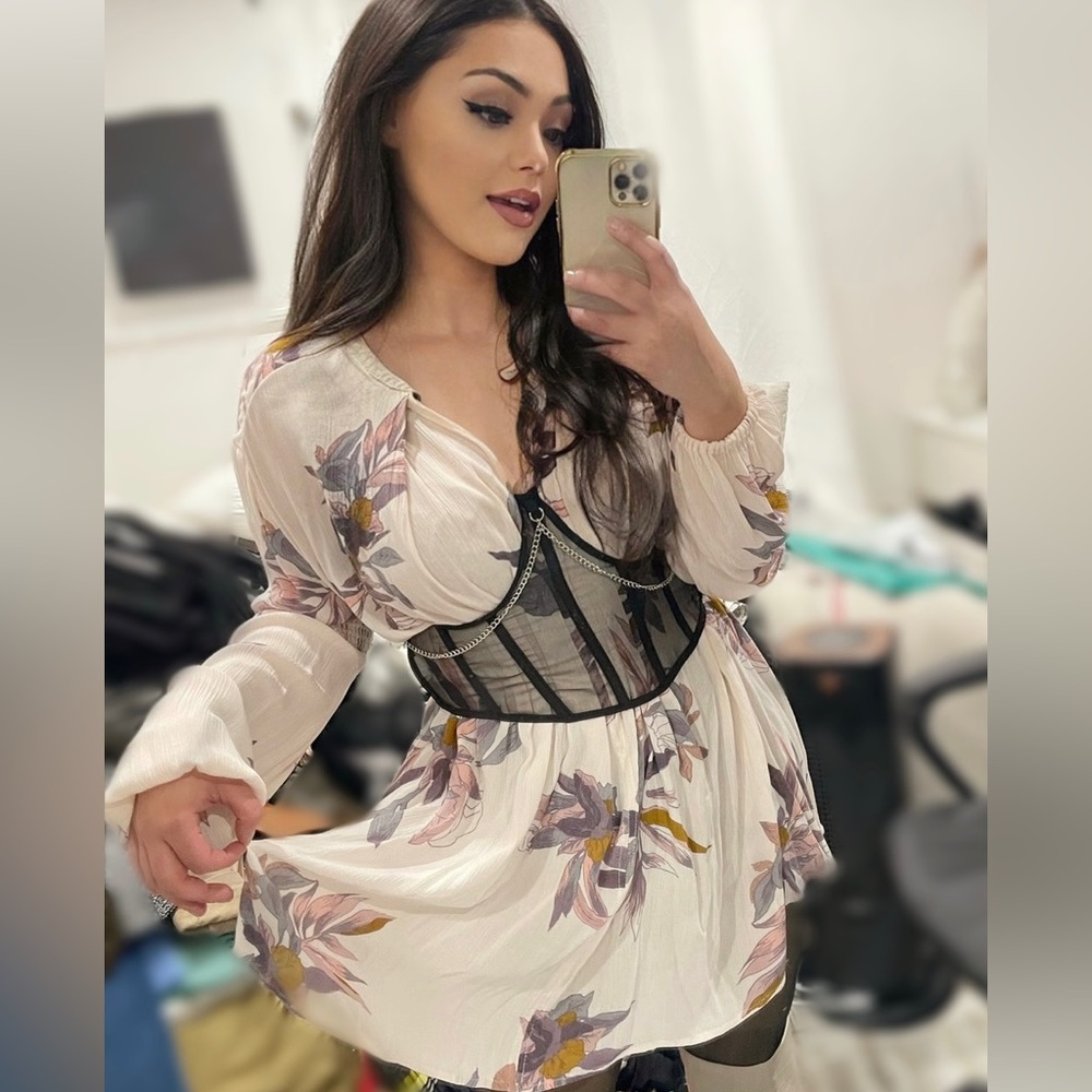 FREE PEOPLE - Floral Top